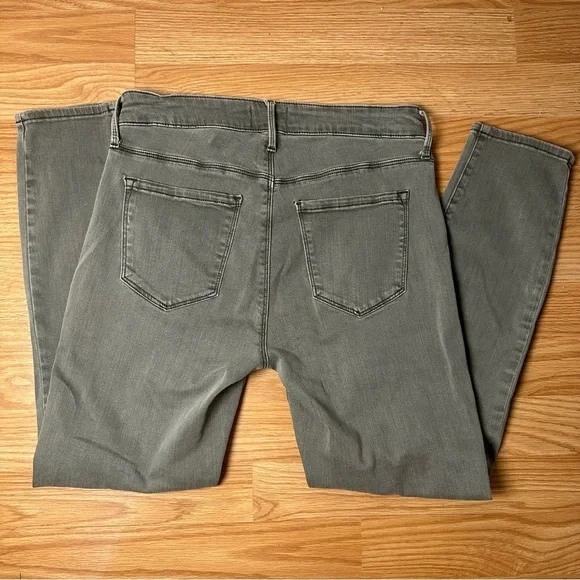 Pistola stretchy skinny moto Kim possible size 26 gray green jeans P6278TLT-EDNP - Picture 4 of 5